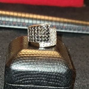 Premier Designs Band Ring with Plenty of Bling with 2 Different Type of Stones